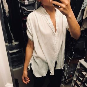 Oversized Button-down Tunic